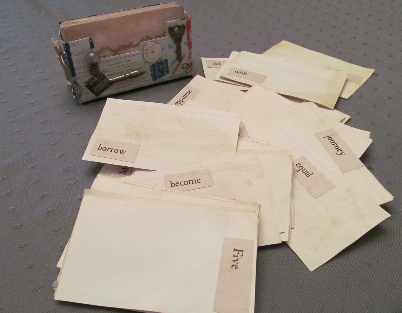 Paperback Writer Index Card Journal